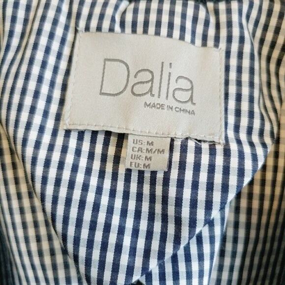 Dalia Blazer Single Button Two Front Pockets Sz M - Picture 4 of 6